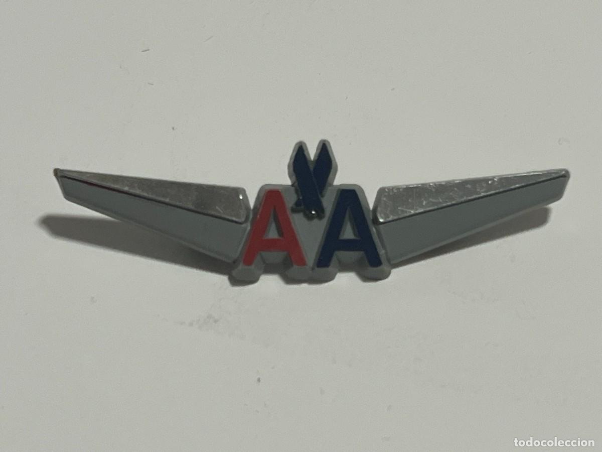Collection pins: PINS, BROCHE ALAS DE PILOTO AEROLINEA AMERICAN AIRLINES, PIN (E)