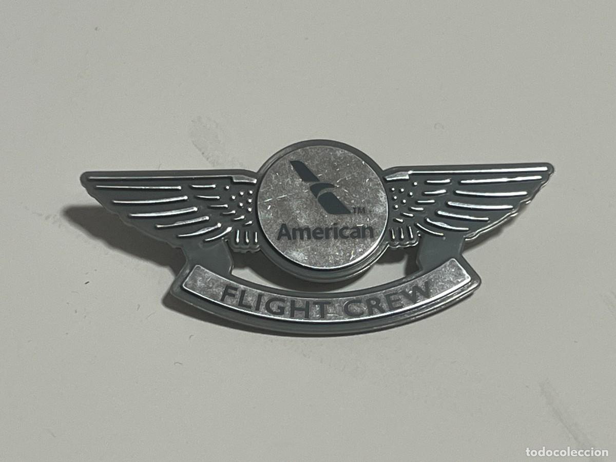 Collection pins: PINS, BROCHE ALAS DE PILOTO AEROLINEA AMERICAN, PIN (E)