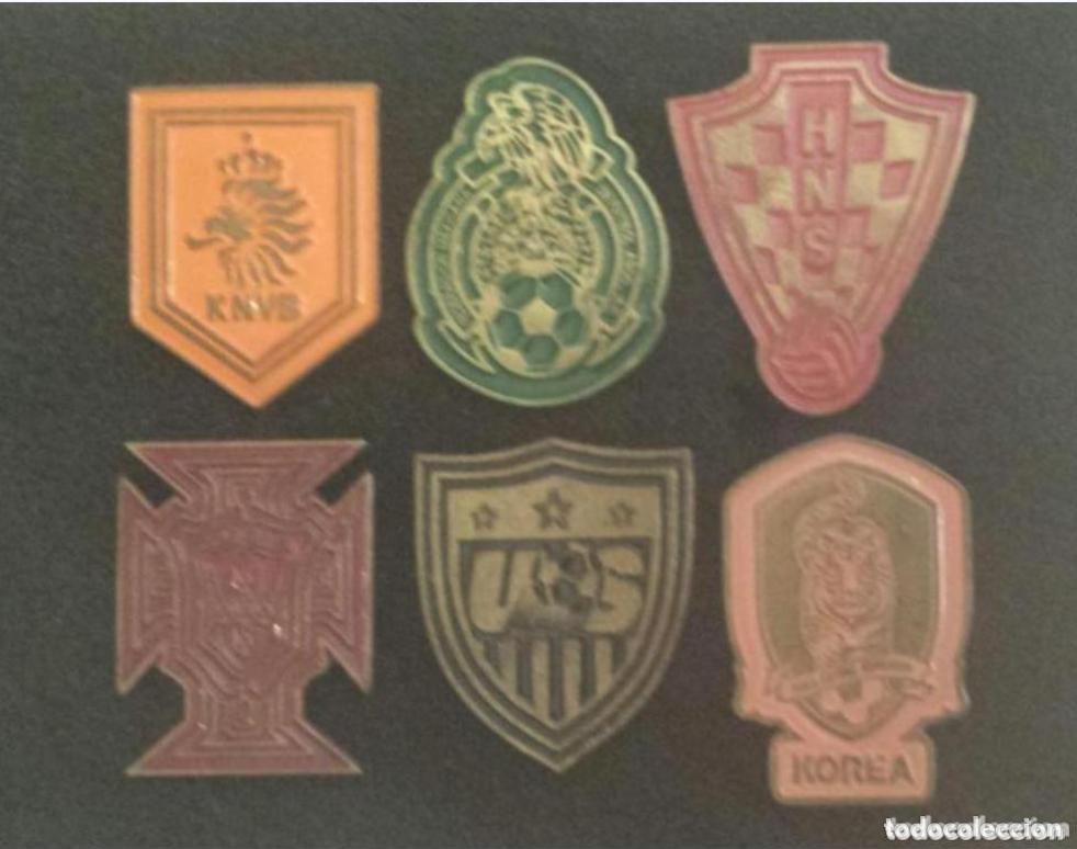 Pin's de collection: LOTE 6 ANTIGUOS PIN O PINS ESCUDOS EQUIPOS DE FUTBOL