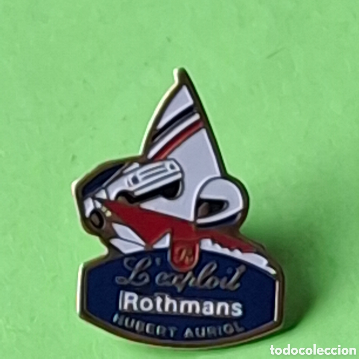 Sammlung von Pins: PIN - ROTHMANS HUBERT AURIOL - PILOTO RALLY RALLYE EXPILOTO AUTOMOVIL AUTOMOVILISMO