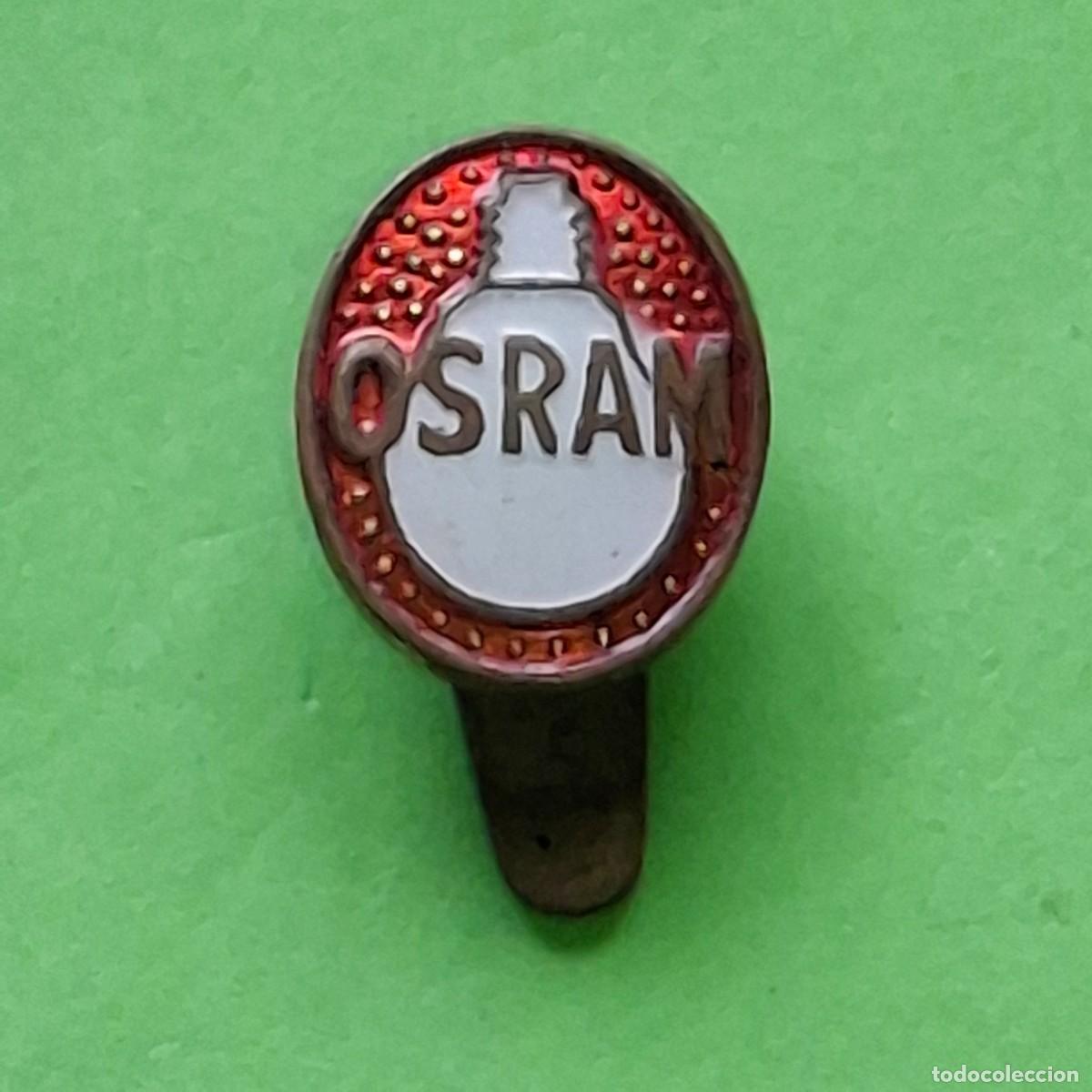 Pin's de collection: PIN INSIGNIA SOLAPA OJAL - OSRAM BOMBILLAS
