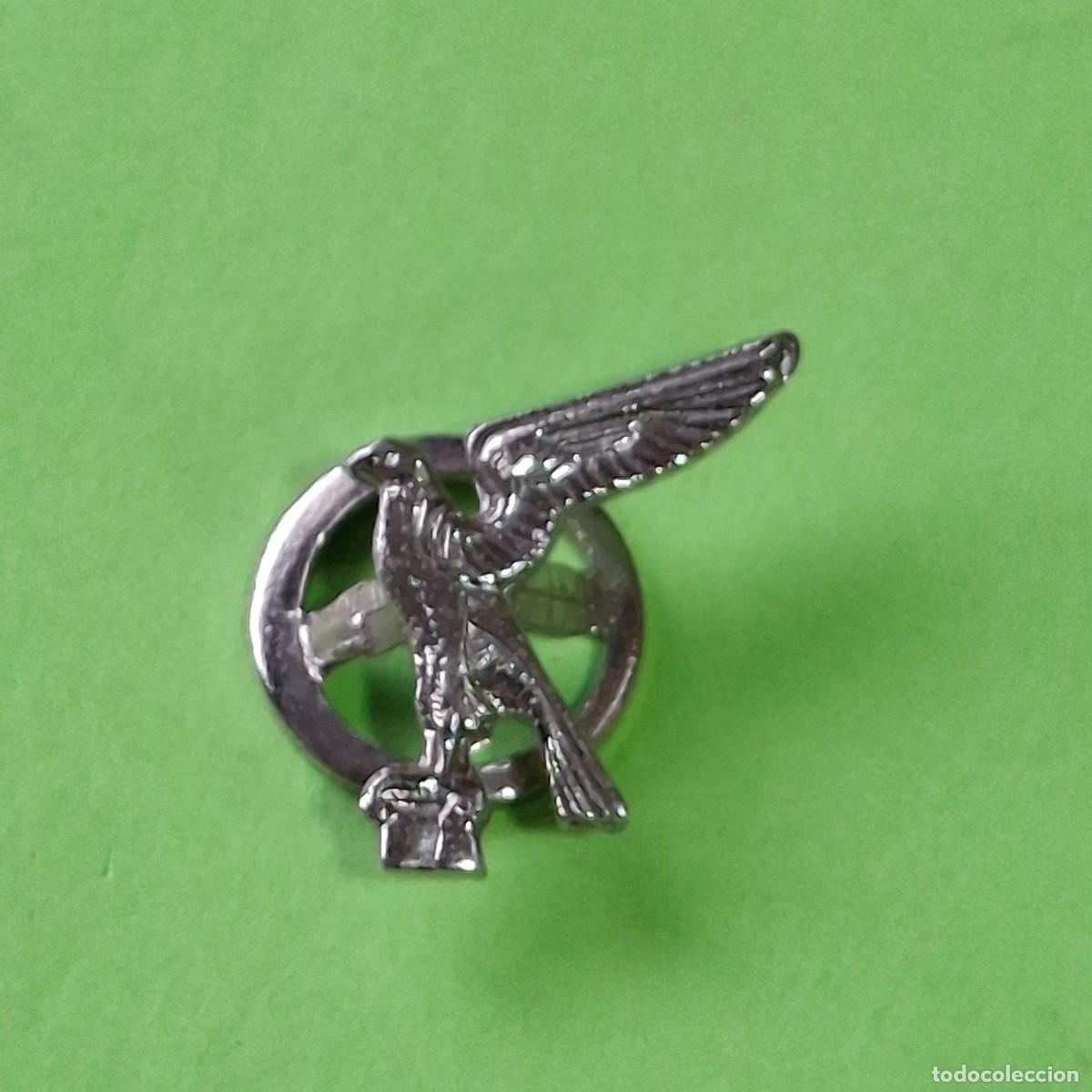 Pins de colecci&oacute;n: PIN INSIGNIA SOLAPA OJAL - AGUILA PLATEADA - DESCONOCIDO MILITAR ?