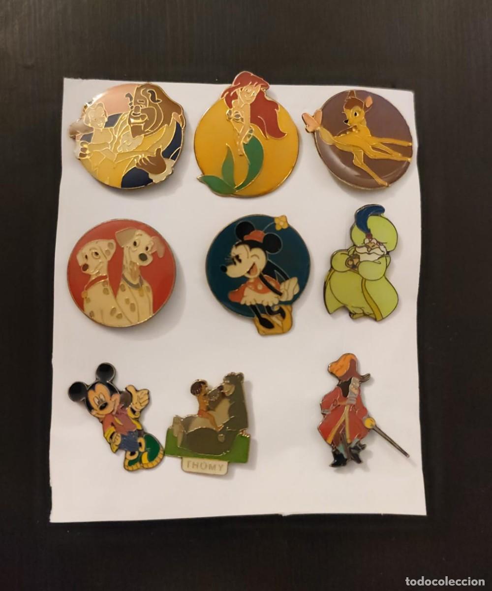 Pins e Spille di collezione: Lote 9 Pines Vintage Personajes Disney