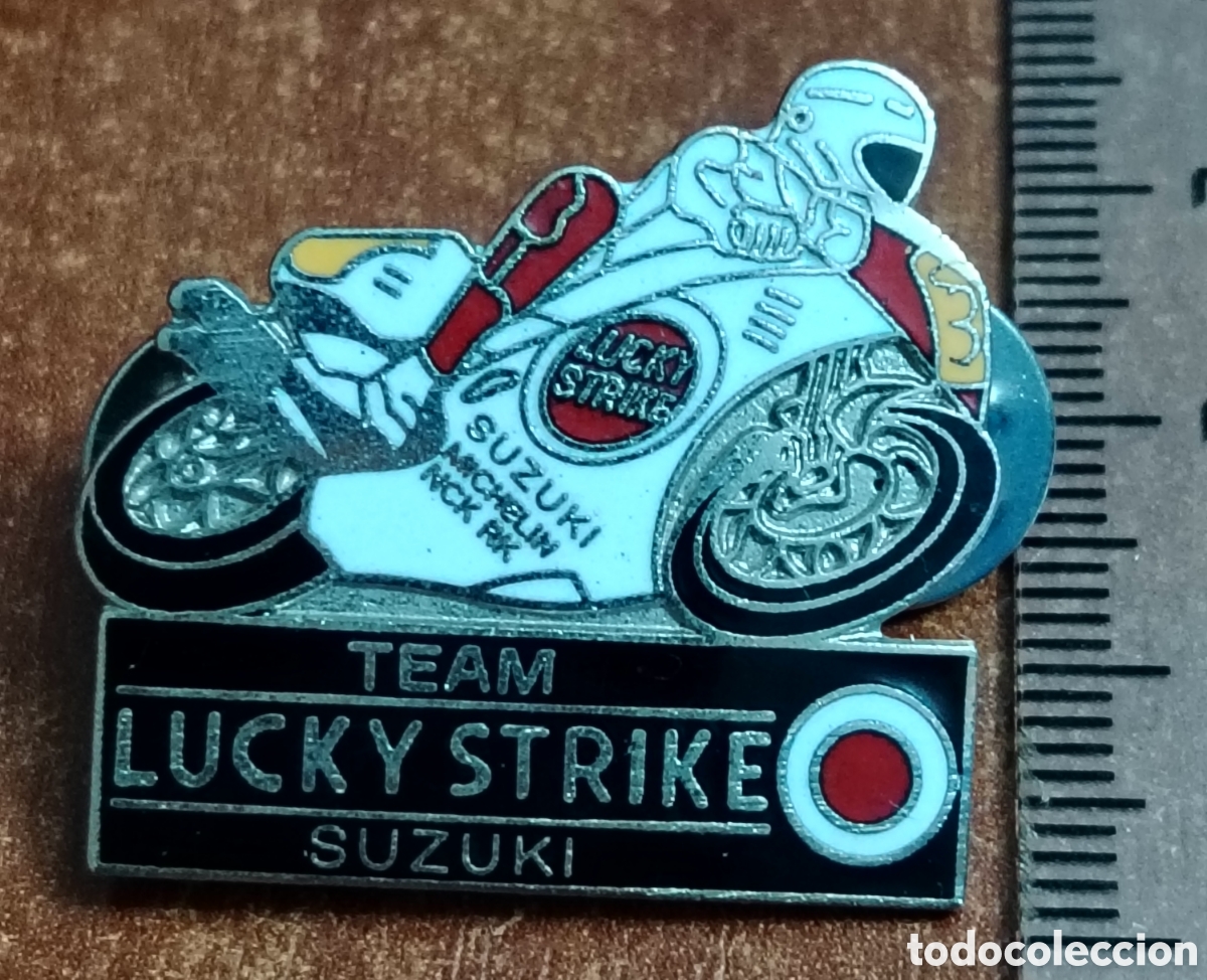 Pins de cole&ccedil;&atilde;o: Pins esmaltado Licky Strike Suzuki
