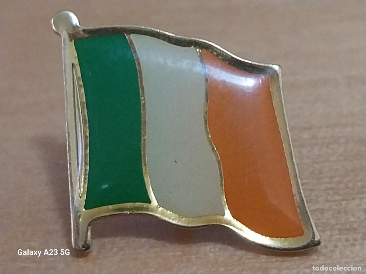 Pins de colecci&oacute;n: BANDERA IRLANDA PIN PINCHO GOTA VINTAGE 1.8CMS ALTO