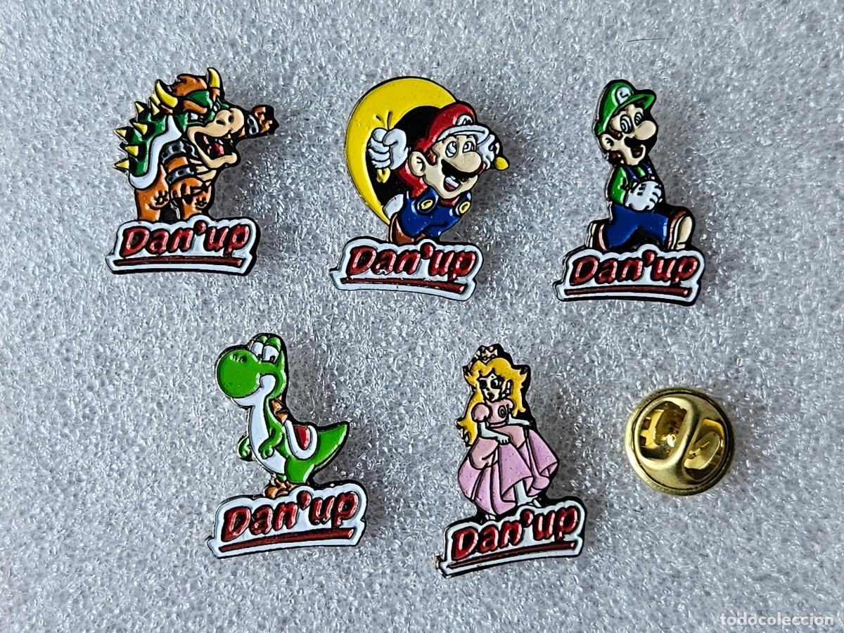 Pins de colecci&oacute;n: Pins Mario nintendo pines de los a&ntilde;os 90 pin sega sonic