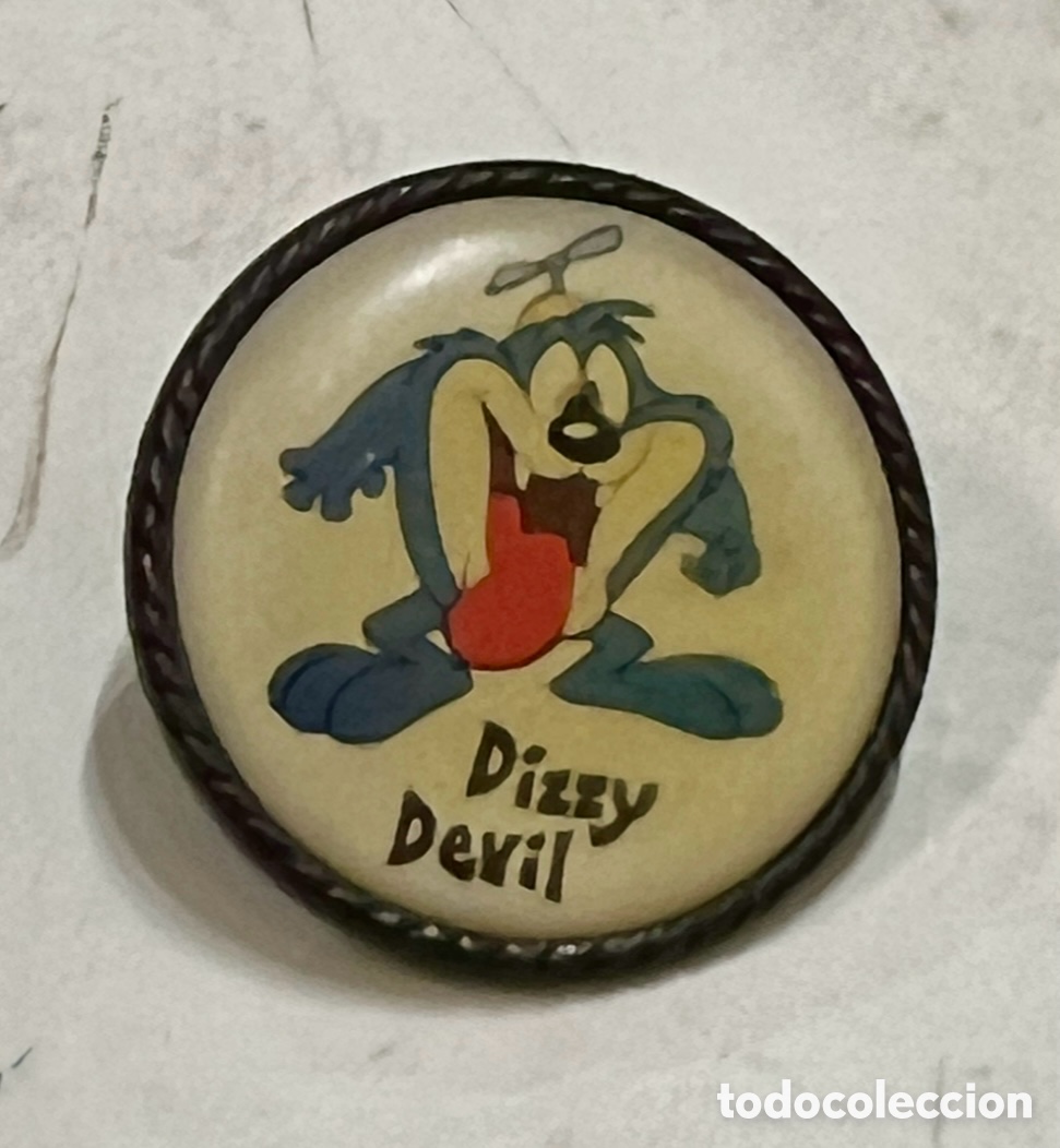 Pins de colecci&oacute;n: Pin. Dizzy Devil. Warner Bros. Metal. A&ntilde;os 90.