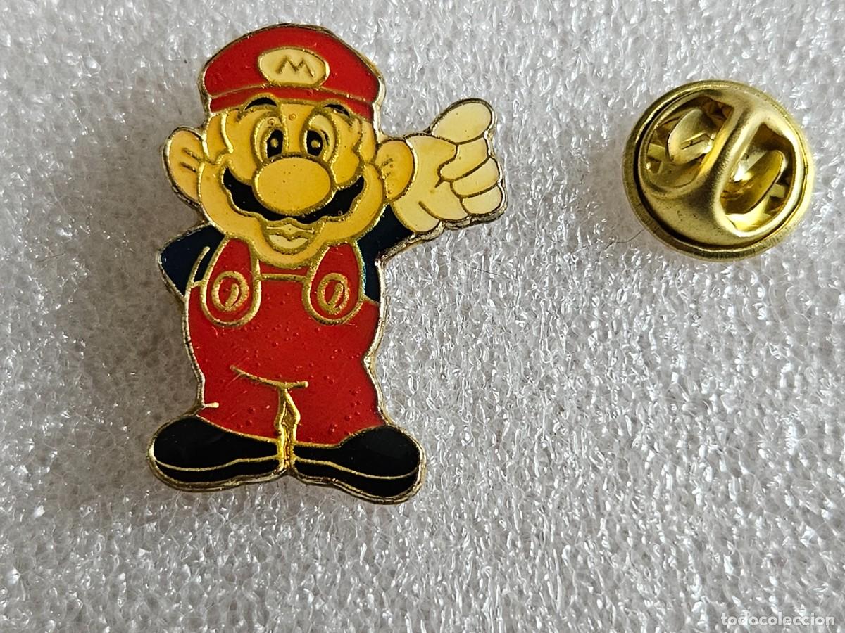 Pins de colecci&oacute;n: Pin Super Mario Bros pins de los a&ntilde;os 90 pines nintendo sega sonic