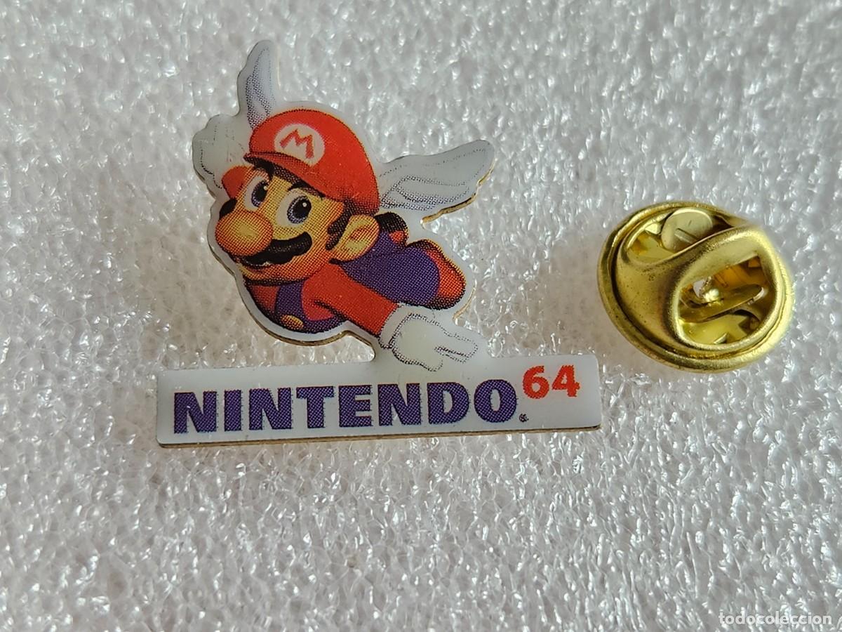 Pins de colecci&oacute;n: Pin Super Mario Bros pins de los a&ntilde;os 90 pines nintendo 64 sega sonic