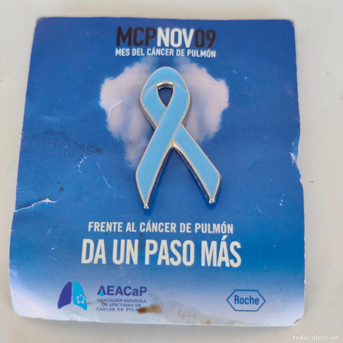 Pins de colecci&oacute;n: Pin contra el c&aacute;ncer de pulm&oacute;n 2009