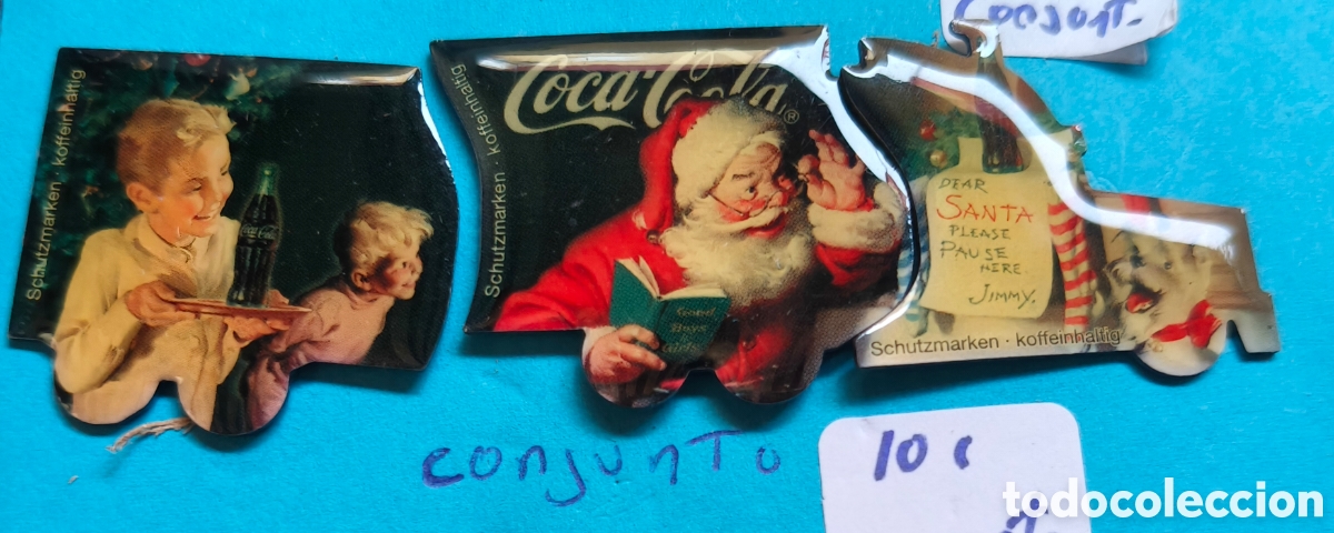 Pins de colecci&oacute;n: Conjunto pins cami&oacute;n coca cola
