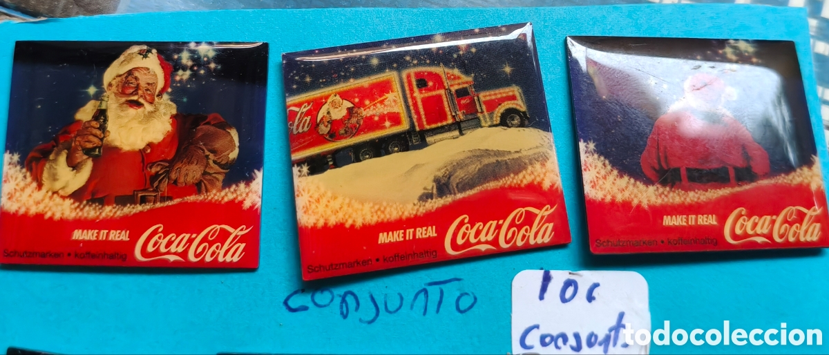 Pins de colecci&oacute;n: Conjunto pins coca cola