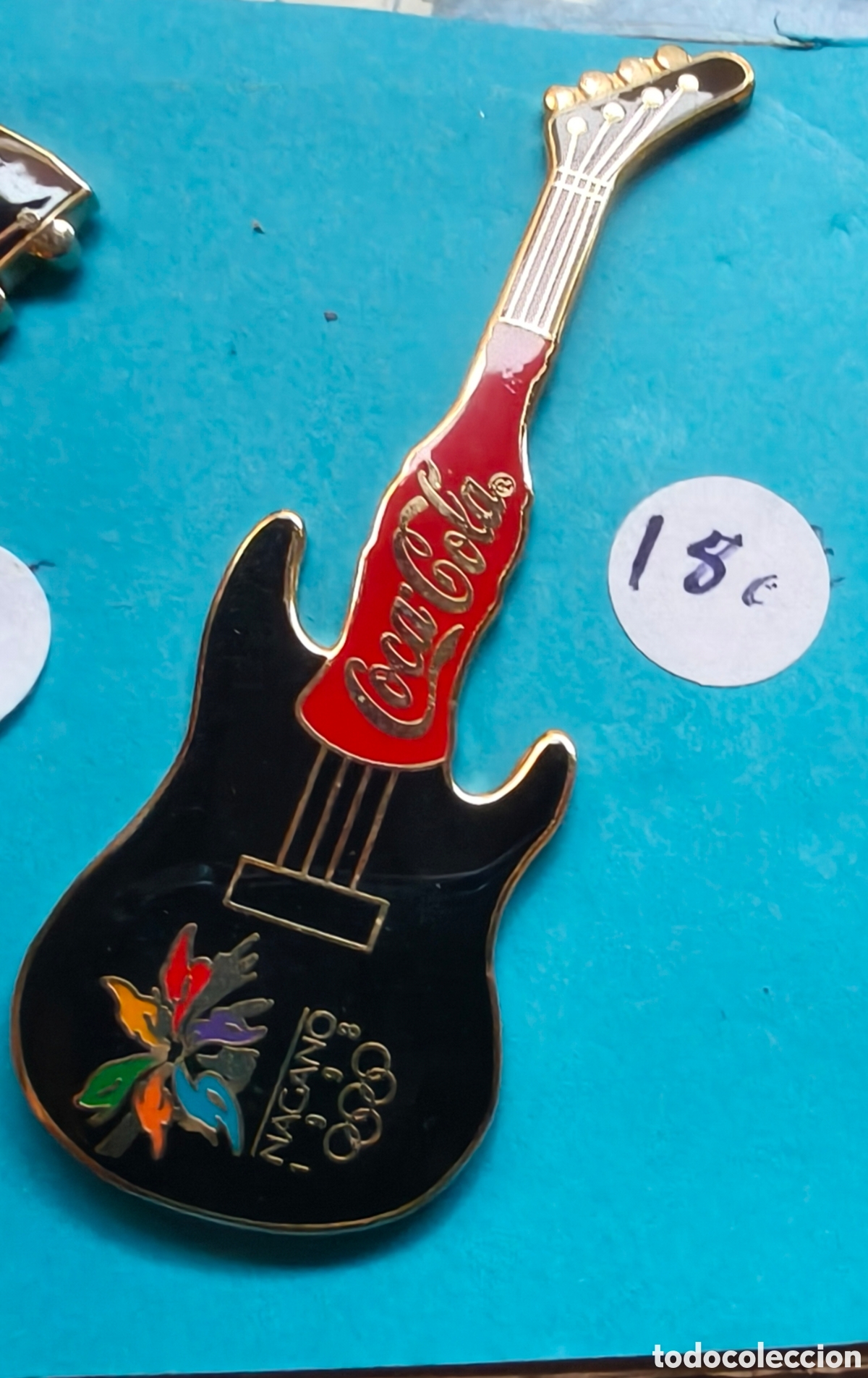 Pins de colecci&oacute;n: Pins guitarra Olimpiadas Nagano 1998