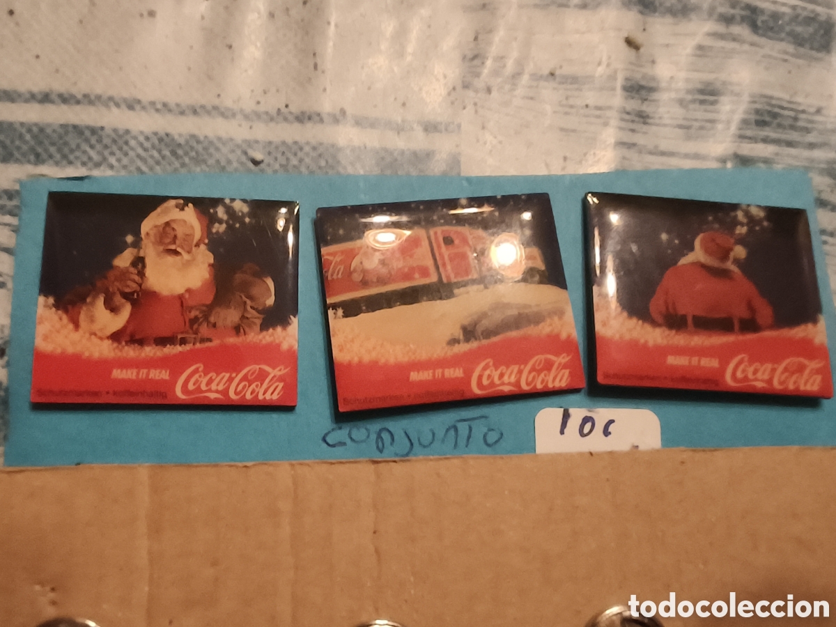 Pins de colecci&oacute;n: Conjunto pins coca cola