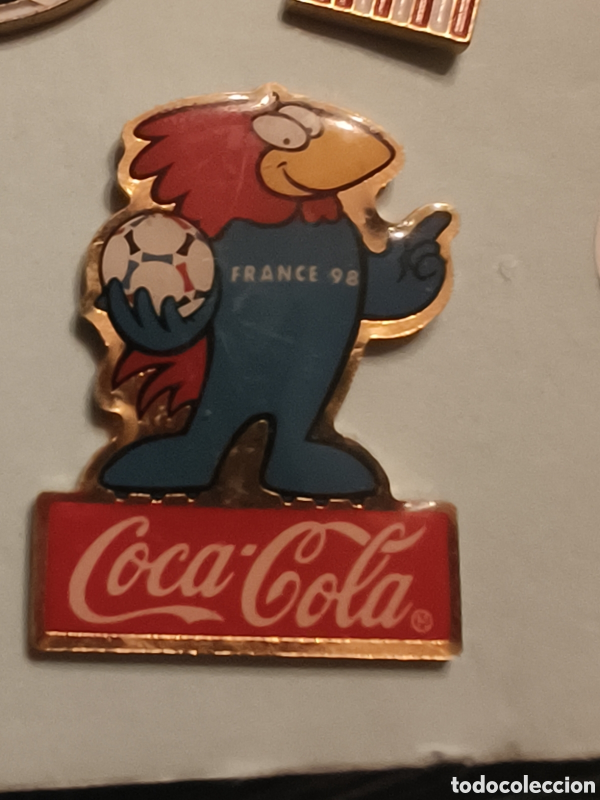 Pins de colecci&oacute;n: Pins coca cola mundial Francia 1998