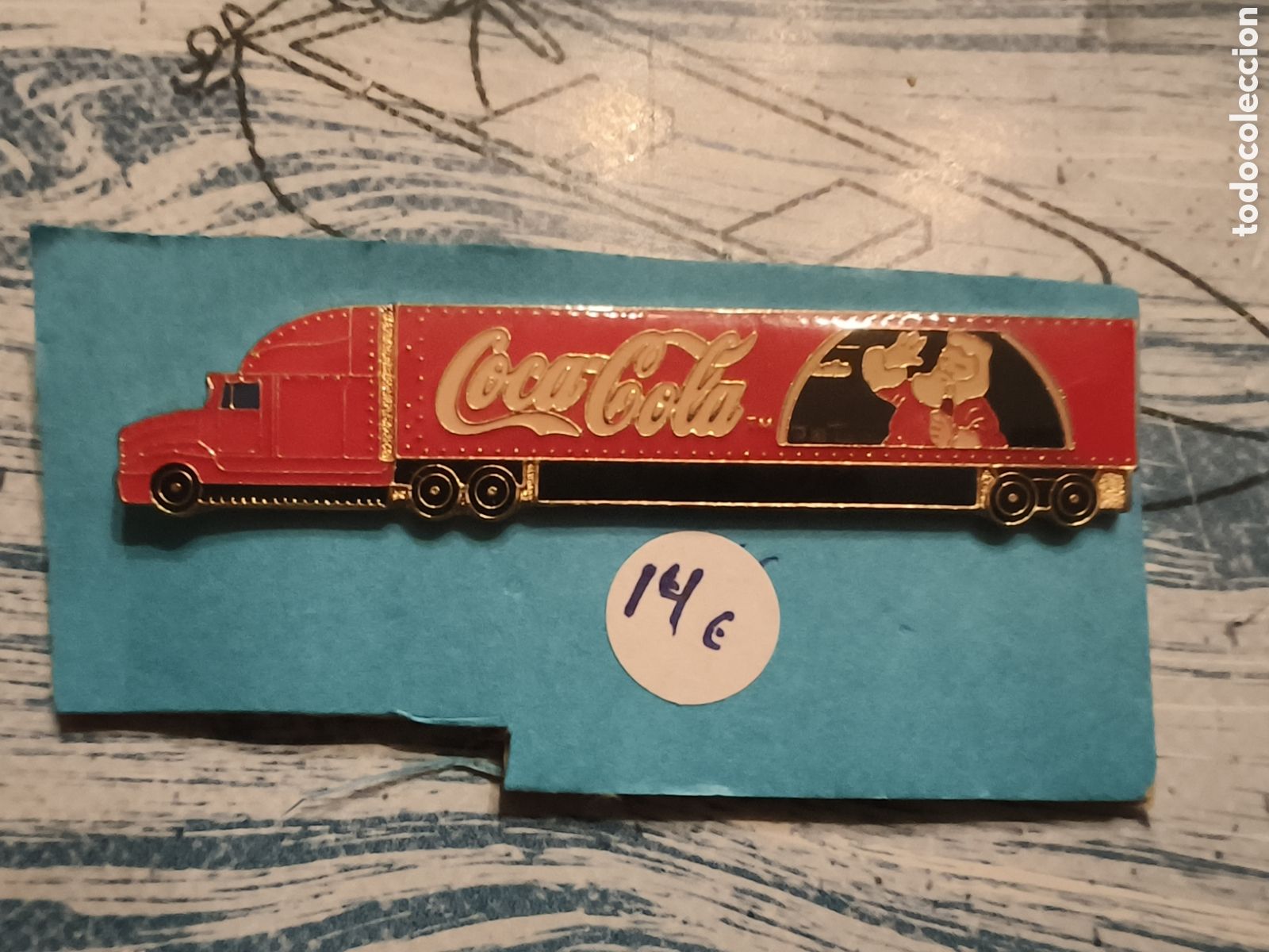 Pins de colecci&oacute;n: Pins cami&oacute;n coca cola Santa Claus