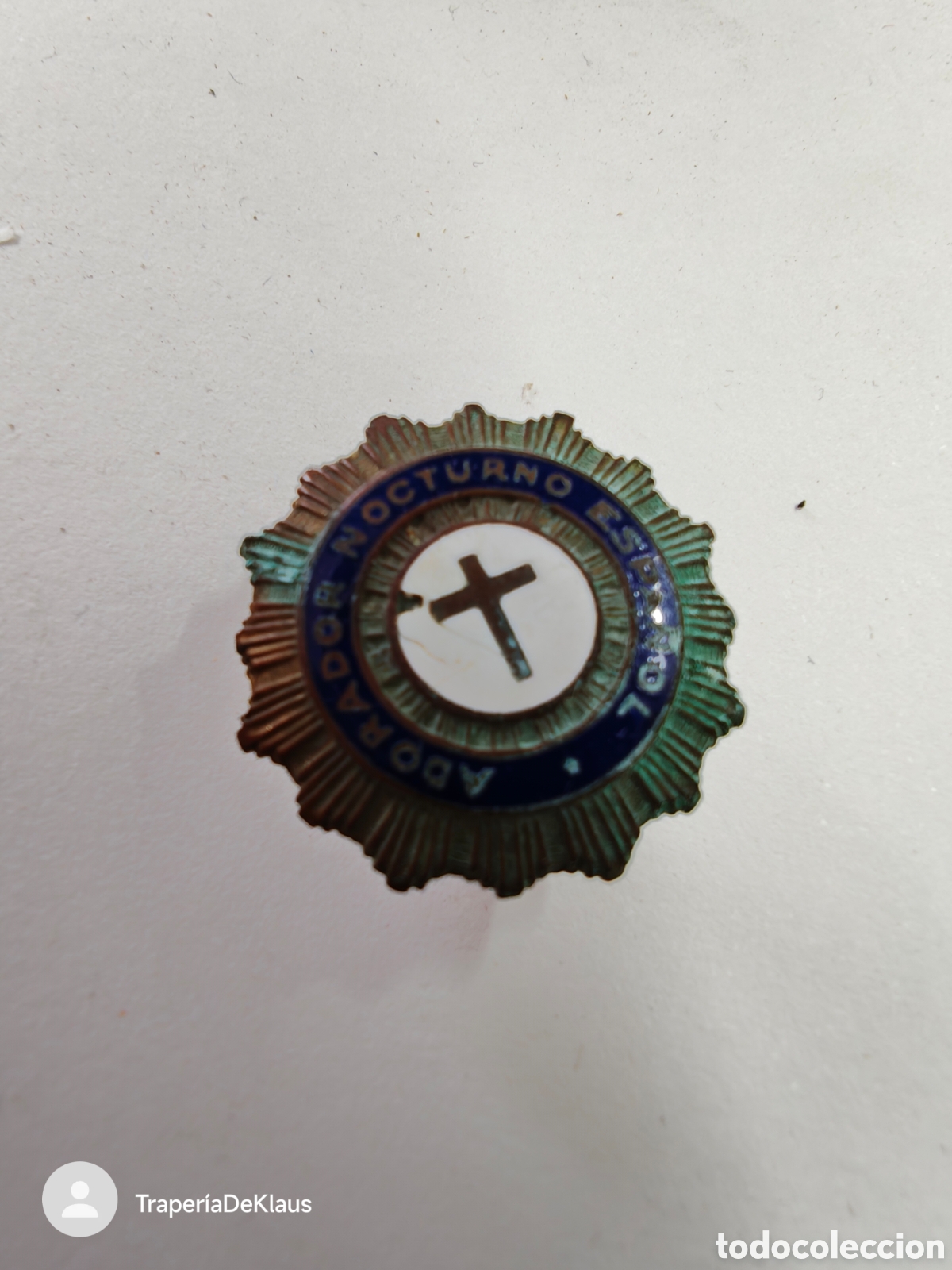 Pins de colecci&oacute;n: insignias / pines de ojal de la Adoraci&oacute;n Nocturna Espa&ntilde;ola (A.N.E.) - CAR124