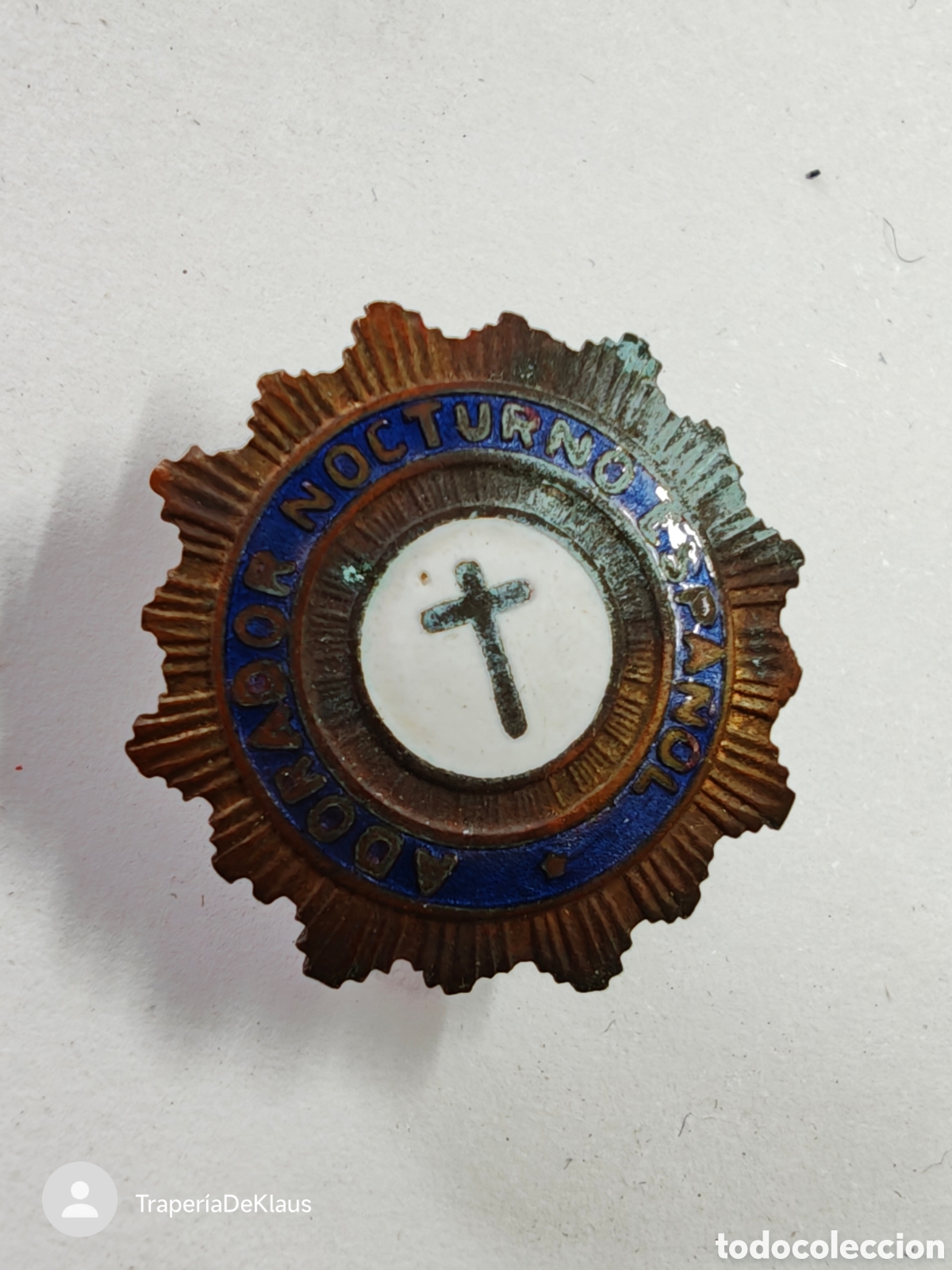 Pins de colecci&oacute;n: insignias / pines de ojal de la Adoraci&oacute;n Nocturna Espa&ntilde;ola (A.N.E.) - CAR124