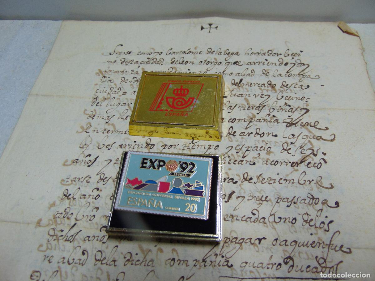 Pins de colecci&oacute;n: PIN CONMEMORATIVO DE METAL EXPO`92 SEVILLA, CON CAJA