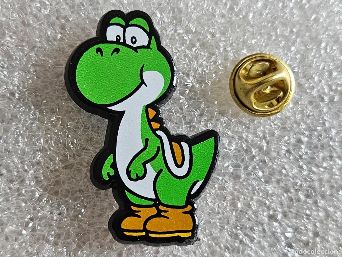 Pins de colecci&oacute;n: Pin Yoshi Super Mario Bros pins de los a&ntilde;os 90 pines nintendo sega sonic