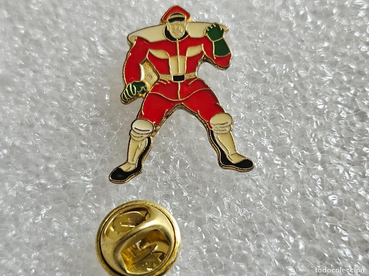 Pins de colecci&oacute;n: Pin Street Fighter pins de los a&ntilde;os 90 pines nintendo capcom sega sonic Super mario