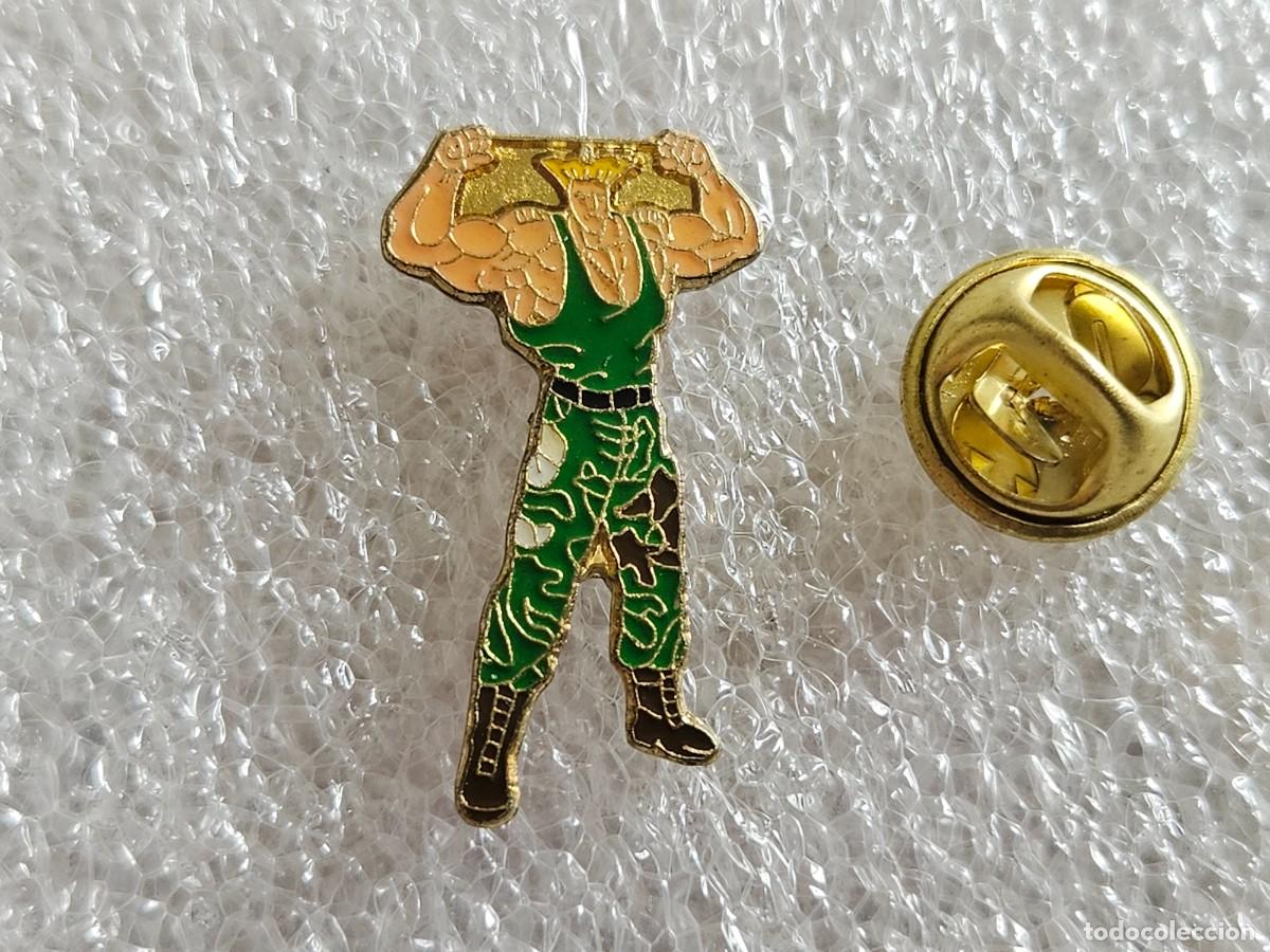 Pins de colecci&oacute;n: Pin Street Fighter pins de los a&ntilde;os 90 pines nintendo capcom sega sonic Super mario