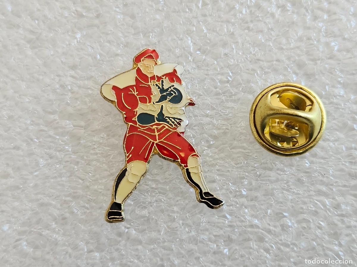Pins de colecci&oacute;n: Pin Street Fighter pins de los a&ntilde;os 90 pines nintendo capcom sega sonic Super mario