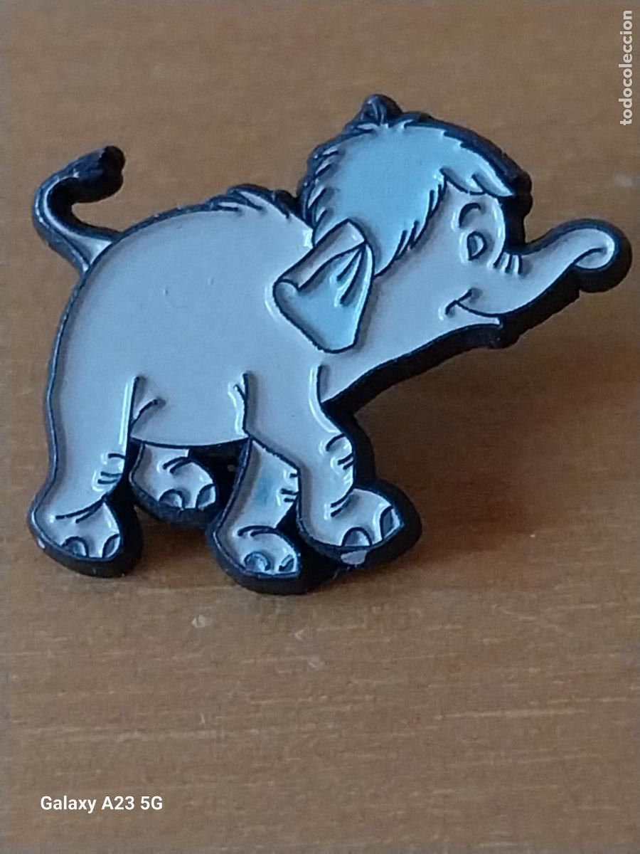 Pins de colecci&oacute;n: ELEFANTE LIBRO SELVA PIN PINCHO PERSONAJE PINTURA LACADA CON DISNEY 2.62CMS LARGO