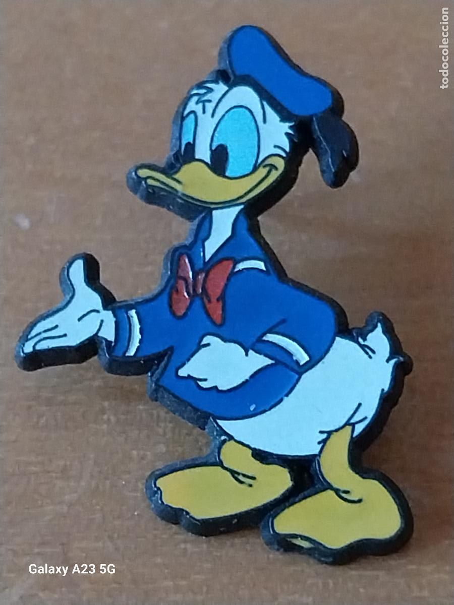 Pins de colecci&oacute;n: DONALD PIN PINCHO PERSONAJE PINTURA LACADA CON DISNEY 2.7CMS ALTO