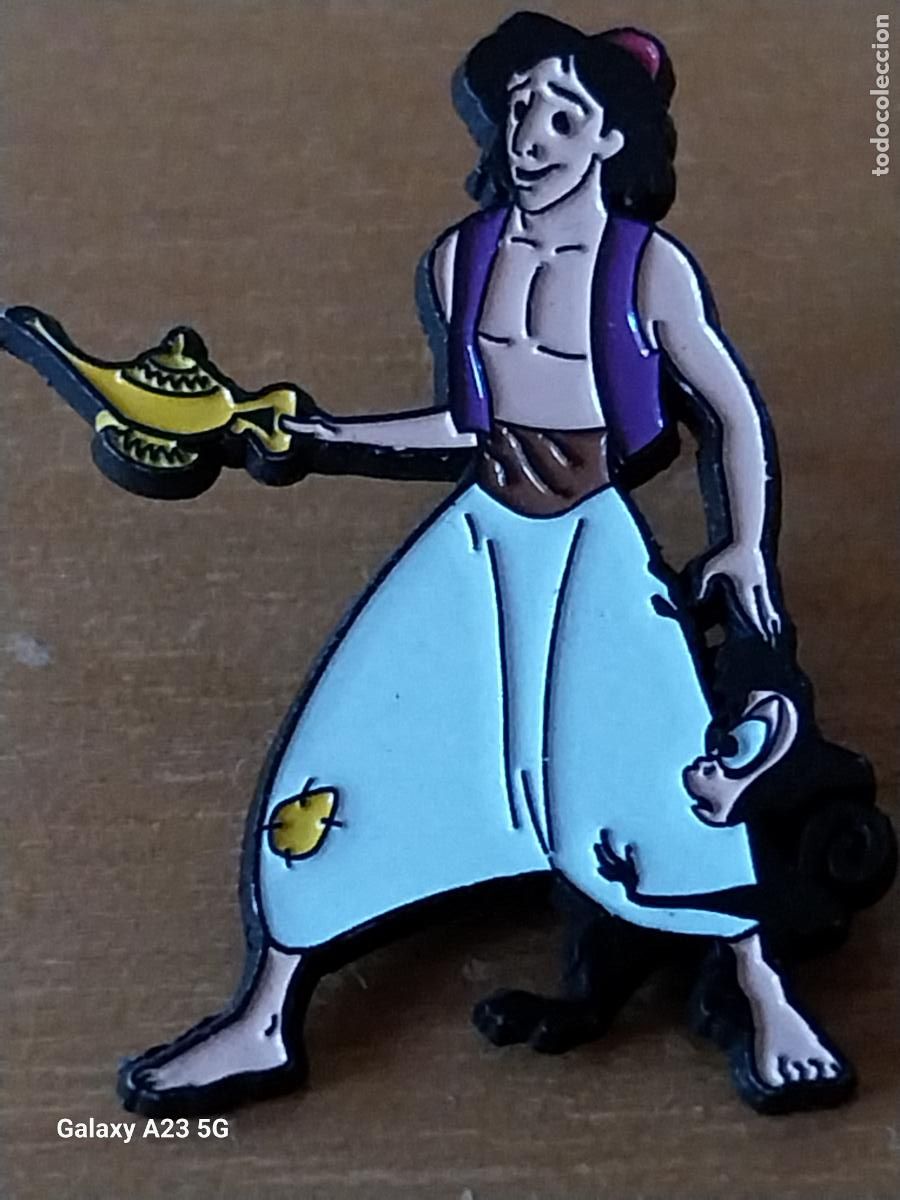 Pins de colecci&oacute;n: ALADDIN ALADIN PIN PINCHO PERSONAJE PINTURA LACADA CON DISNEY 2.81CMS ALTO