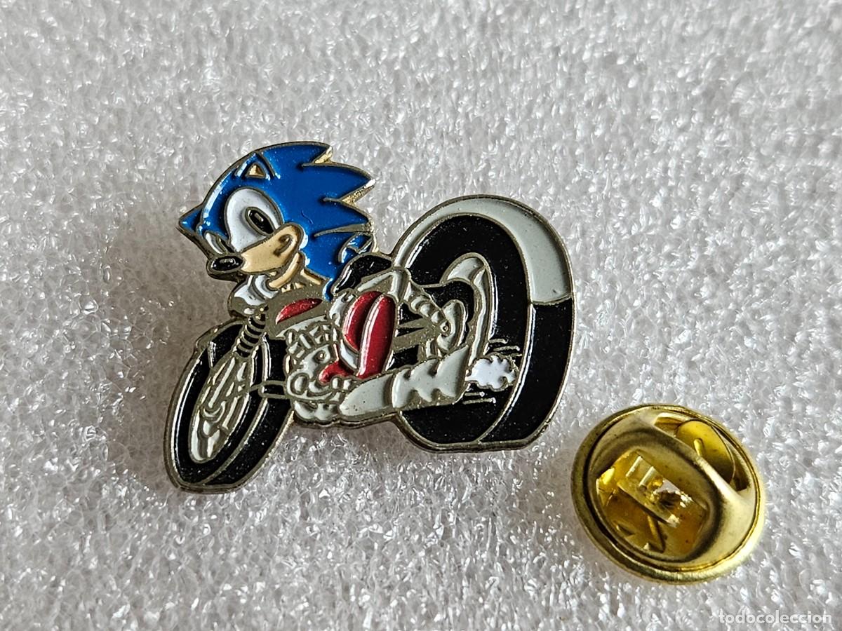 Pins de colecci&oacute;n: Pin Sonic mascota de Sega pins de los a&ntilde;os 90 pines nintendo super mario