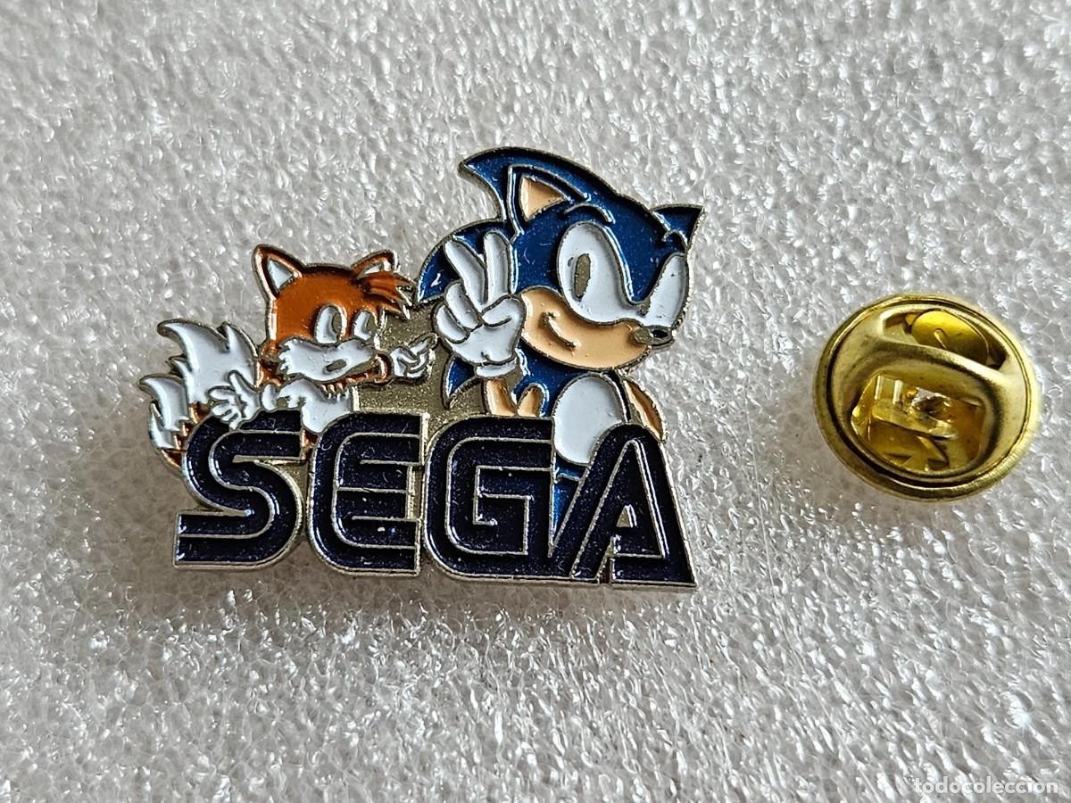 Pins de colecci&oacute;n: Pin Sonic mascota de Sega pins de los a&ntilde;os 90 pines nintendo super mario