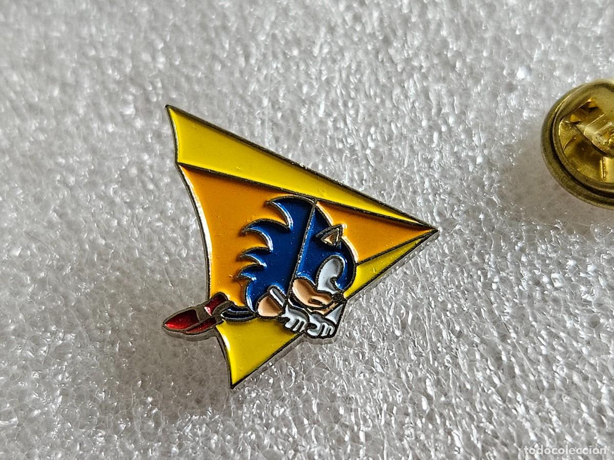 Pins de colecci&oacute;n: Pin Sonic mascota de Sega pins de los a&ntilde;os 90 pines nintendo super mario