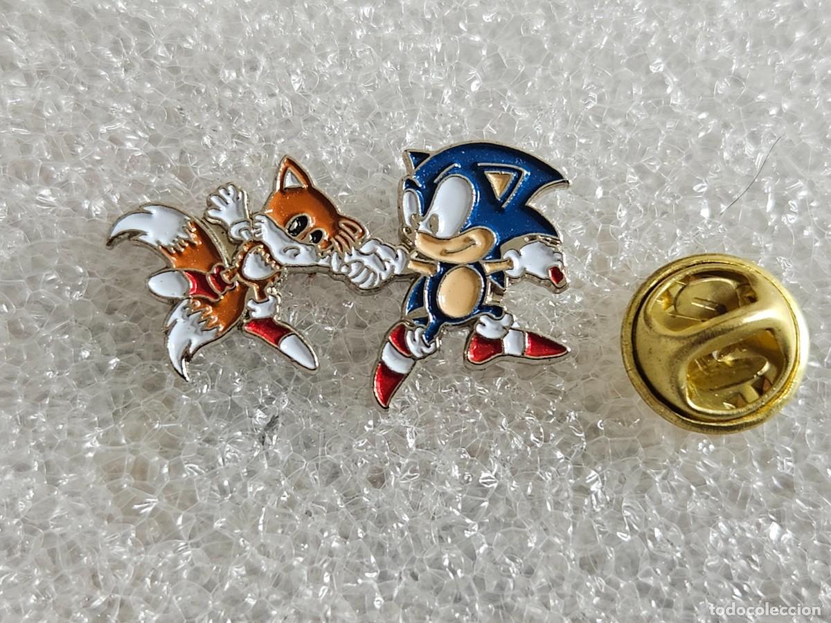 Pins de colecci&oacute;n: Pin Sonic mascota de Sega pins de los a&ntilde;os 90 pines nintendo super mario