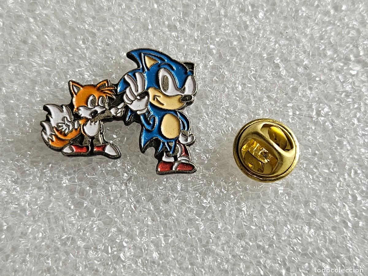 Pins de colecci&oacute;n: Pin Sonic mascota de Sega pins de los a&ntilde;os 90 pines nintendo super mario