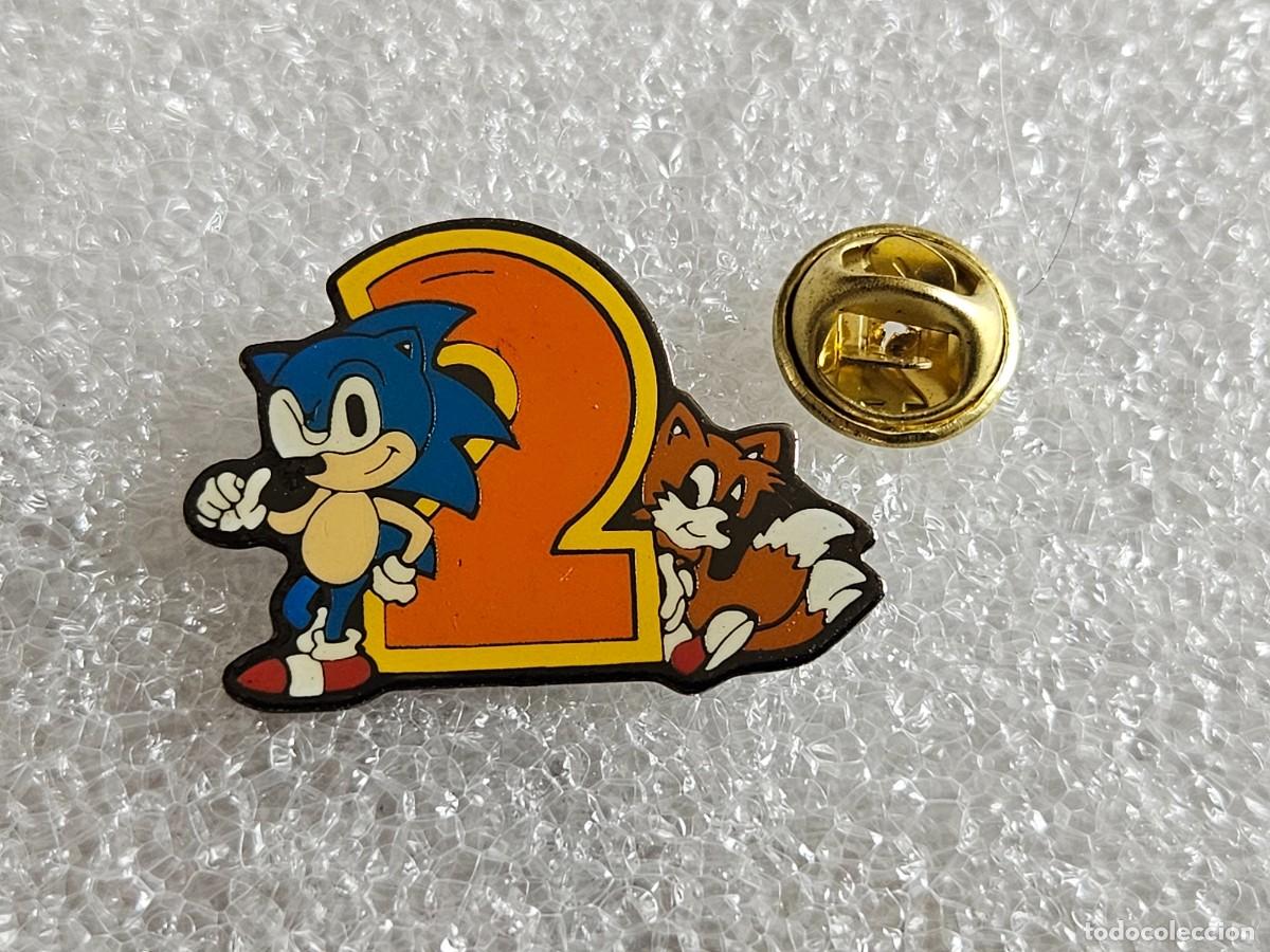 Pins de colecci&oacute;n: Pin Sonic mascota de Sega pins de los a&ntilde;os 90 pines nintendo super mario