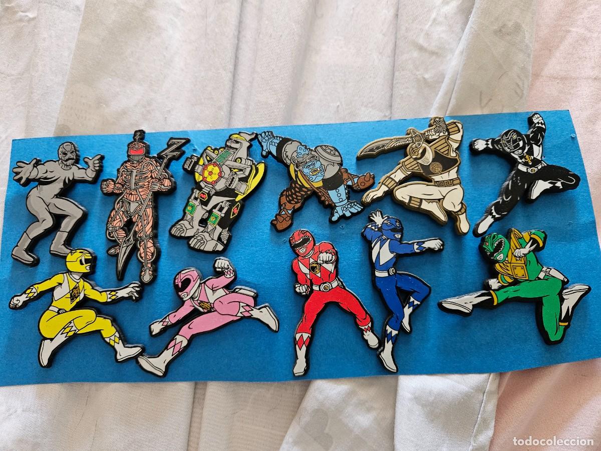 Pins de colecci&oacute;n: Pins Power Rangers 1994 pines a&ntilde;os 90 de video juegos pin nintendo sega