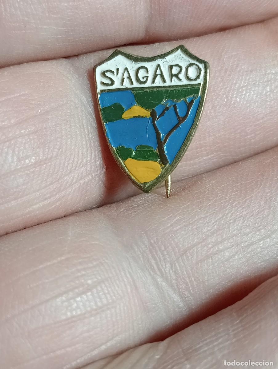 Pins de colecci&oacute;n: INSIGNIA TUR&Iacute;STICA S'AGARO COSTA BRAVA CATALUNYA ESCUDO PINS ALFILER TEMA LUGARES CIUDADES TURISMO