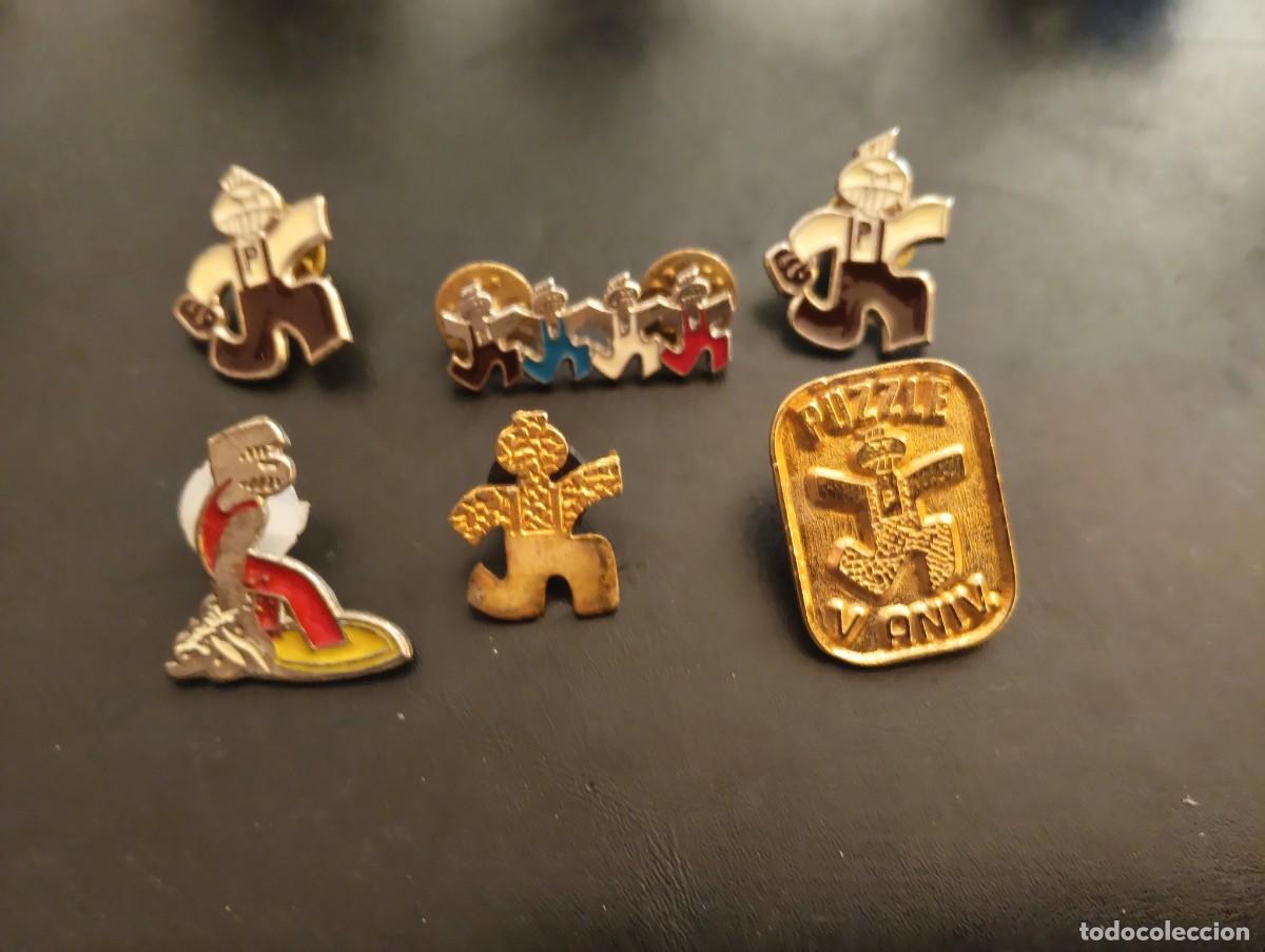 Pins de colecci&oacute;n: LOTE DE PINS / INSIGNIAS DE LA DISCOTECA PUZZLE VALENCIA - RUTA DEL BACALAO DESTROYER A&Ntilde;OS 80