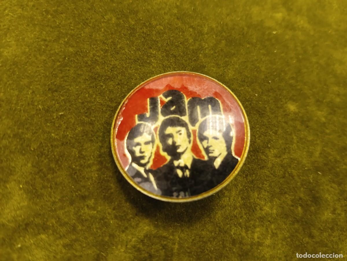 Pins de colecci&oacute;n: RARO PIN A&Ntilde;OS 70/80 - GRUPO DE ROCK INGLES JAM