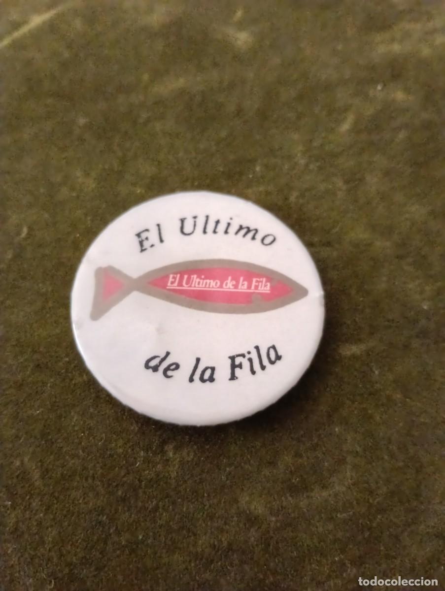 Pins de colecci&oacute;n: EL ULTIMO DE LA FILA PORTET-GARCIA CHAPA DISCO ESPA&Ntilde;A COLECCION ORIGINAL DIAMETRO : 3,8 CM