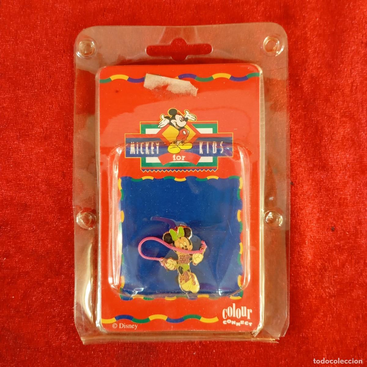 Pins de colecci&oacute;n: PIN VINTAGE DE MINNIE MOUSE - DISNEY MICKEY'S STUFF FOR KIDS - 1980'S-1990'S - EMPAQUE ORIGINAL