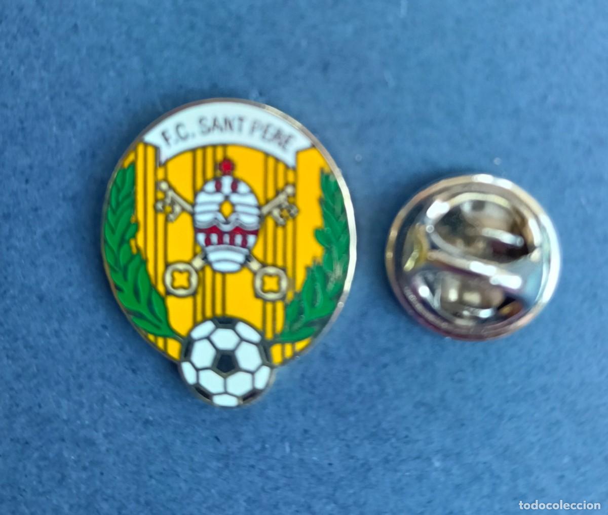 Pins de colecci&oacute;n: PIN FUTBOL - ESMALTE - F.C. SANT PERE - SANT PERE PESADOR - GIRONA - 131017