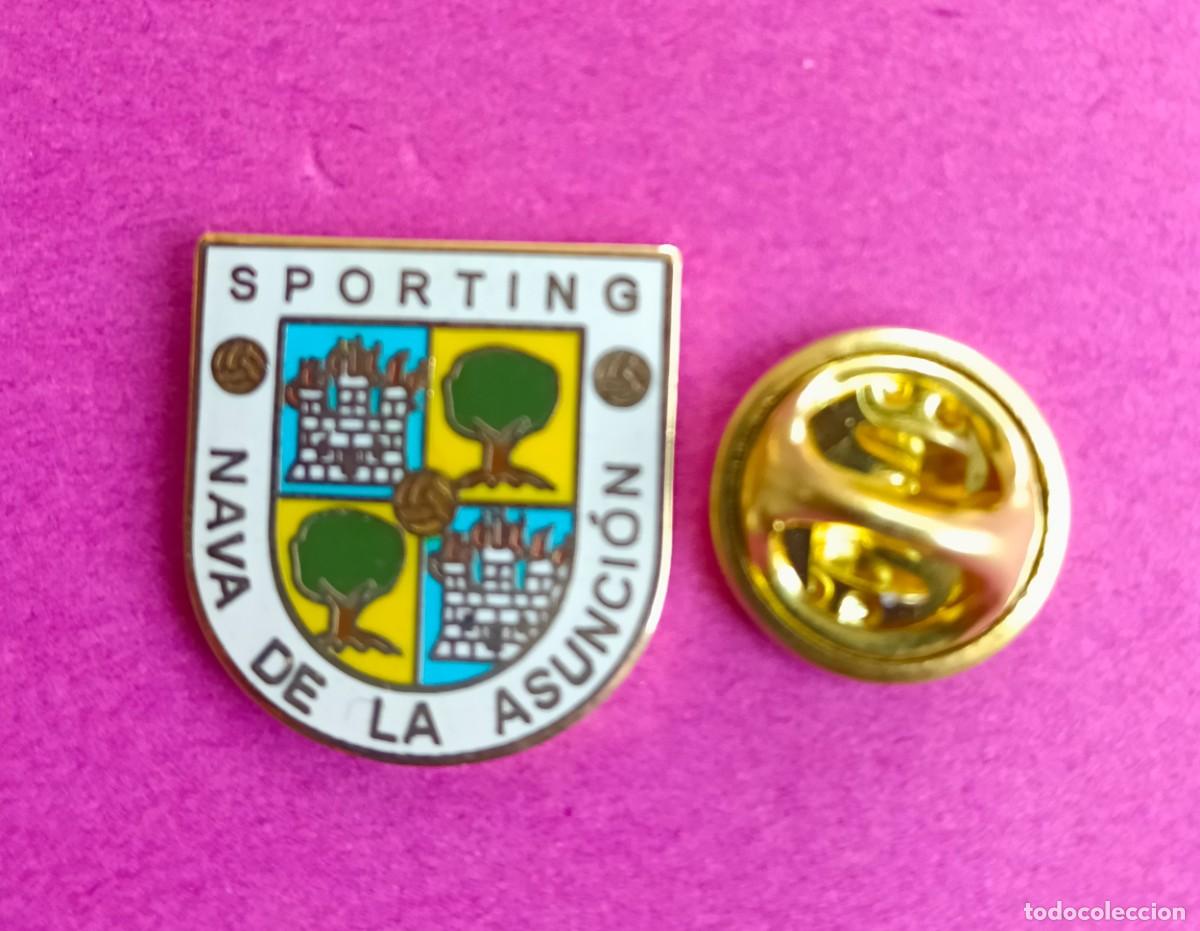 Pins de colecci&oacute;n: PIN FUTBOL - ESMALTE - ESPORTING NAVA DE LA ASUNCION - NAVA DE LA ASUNCION - SEGOVIA - 131137