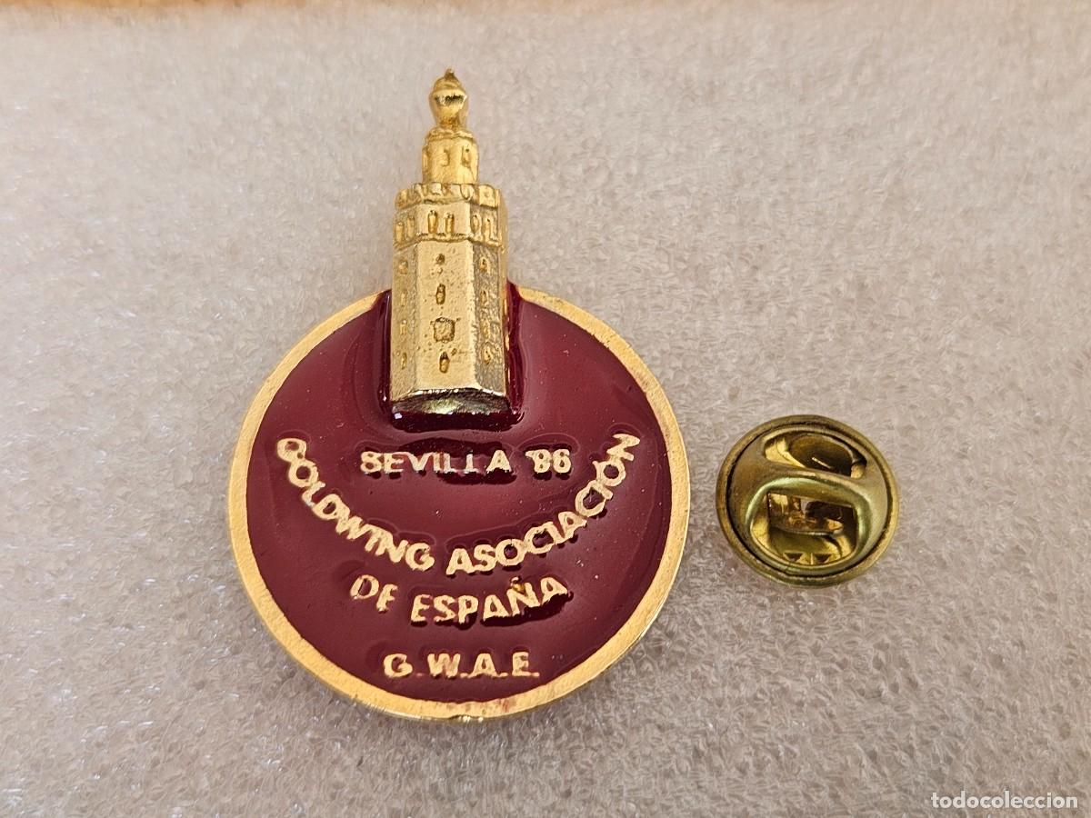 Pins de colecci&oacute;n: Pin Asociaci&oacute;n Goldwing Sevilla Club de motociclismo de Espa&ntilde;a GWAE pins motos moto pines
