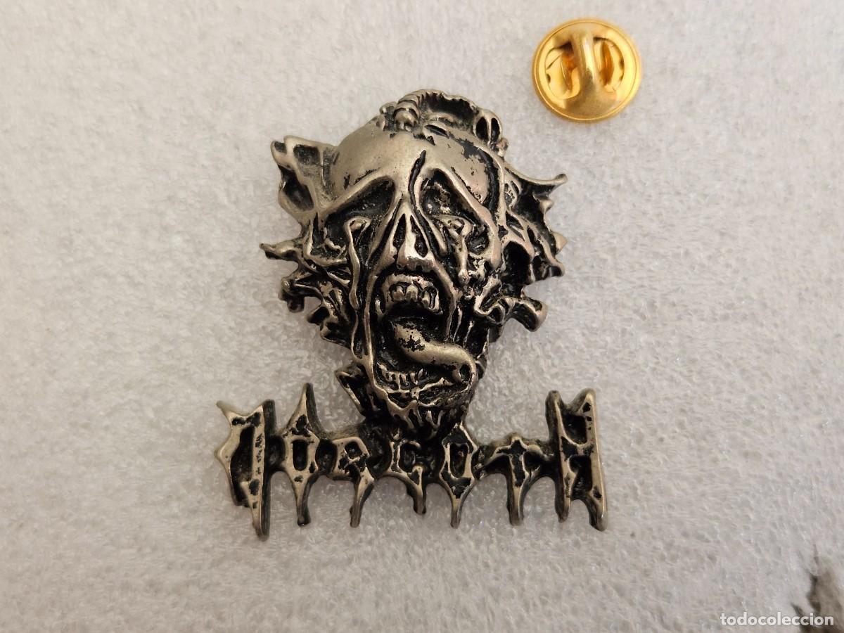 Pins de colecci&oacute;n: Pin Morgoth de m&uacute;sica heavy death metal del fabricante Poker pins pines