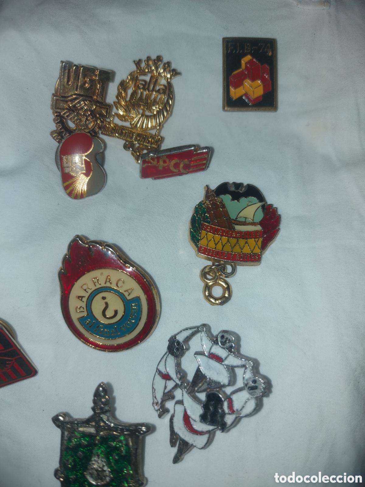 Pins de colecci&oacute;n: Pines espa&ntilde;oles tradicionales.FALLA y UGT... - Foto 2