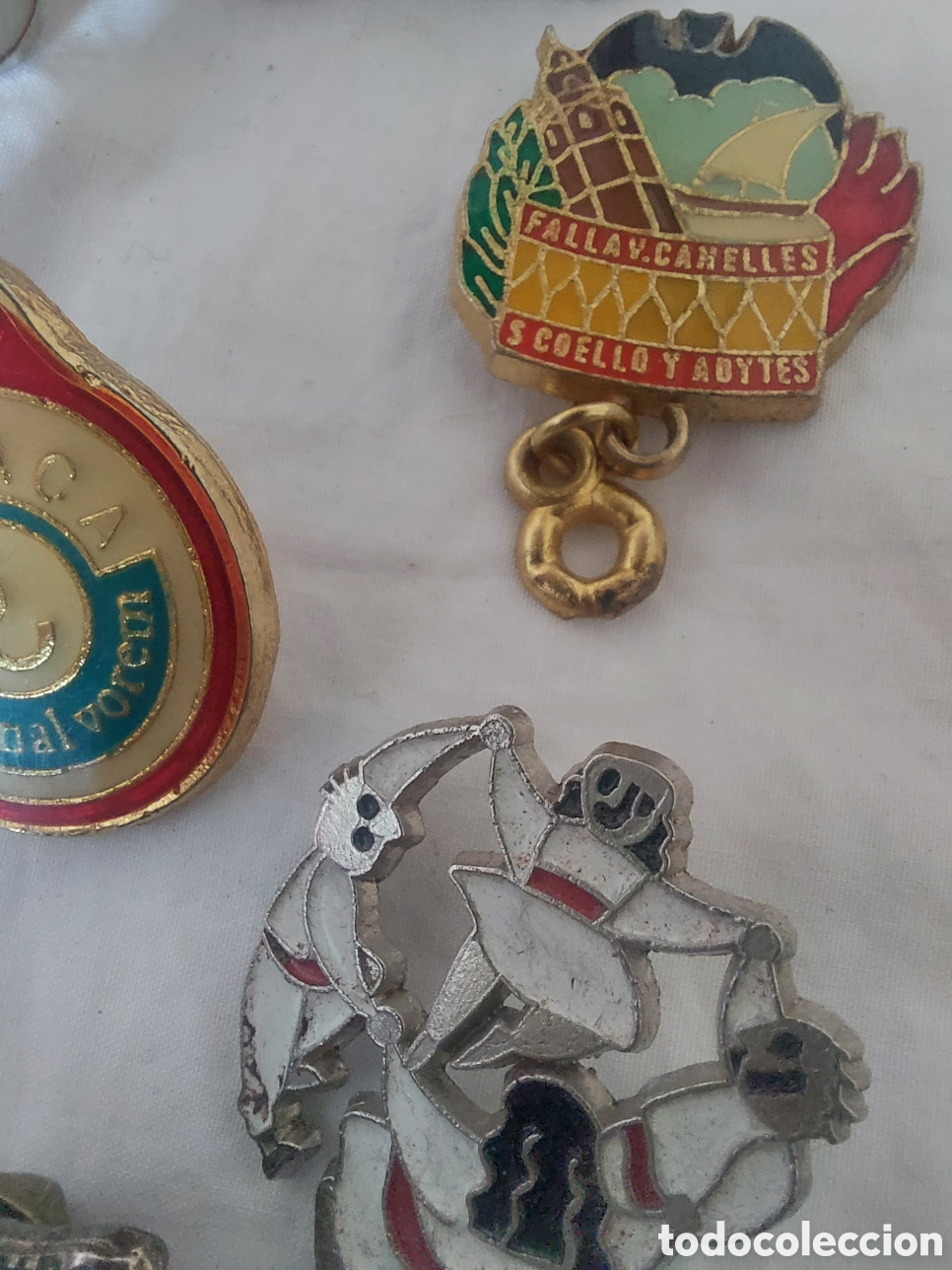 Pins de colecci&oacute;n: Pines espa&ntilde;oles tradicionales.FALLA y UGT... - Foto 4