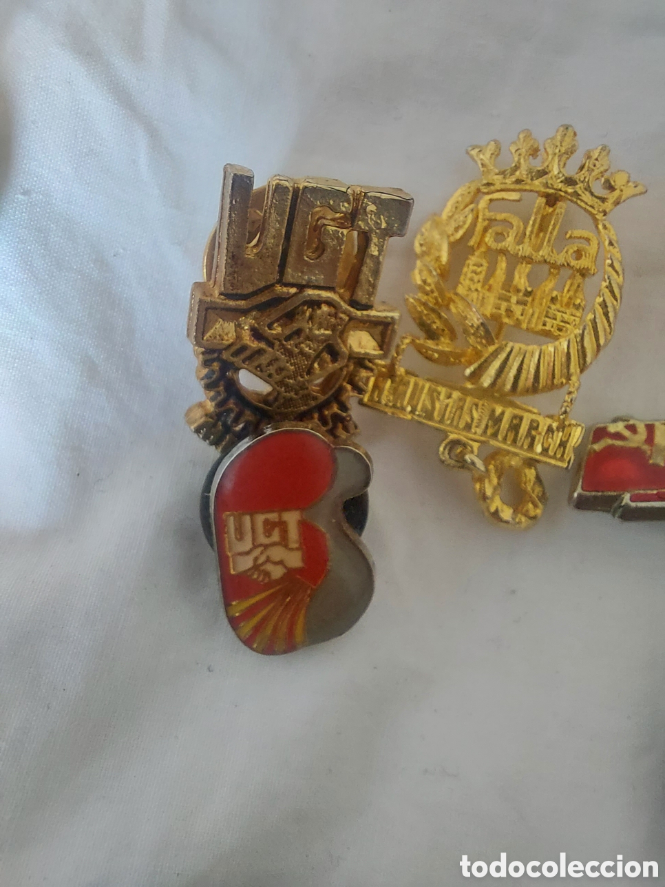 Pins de colecci&oacute;n: Pines espa&ntilde;oles tradicionales.FALLA y UGT... - Foto 5