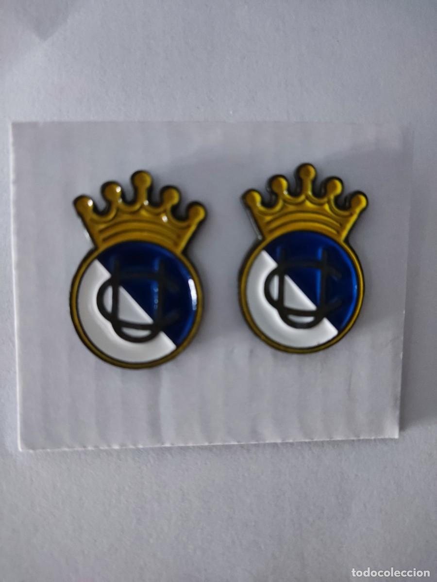 Pins de colecci&oacute;n: LOTE DE DOS PINS DEL URRACA CLUB FUTBOL- POSADA DE LLANES (ASTURIAS)